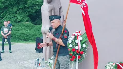 Uroczystości pod Pomnikiem Pękniętego Serca (Litzmannstadt Ghetto) Łódź 31-05-2025