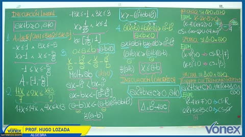 VONEX SEMIANUAL 2025 | Semana 09 | Álgebra