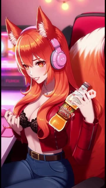 helen drinking diablo punch before gaming