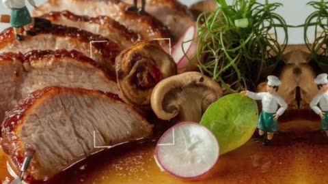 Pan Seared Duck Breast with Ginger Mirin Duck Sauce & Wakame Salad