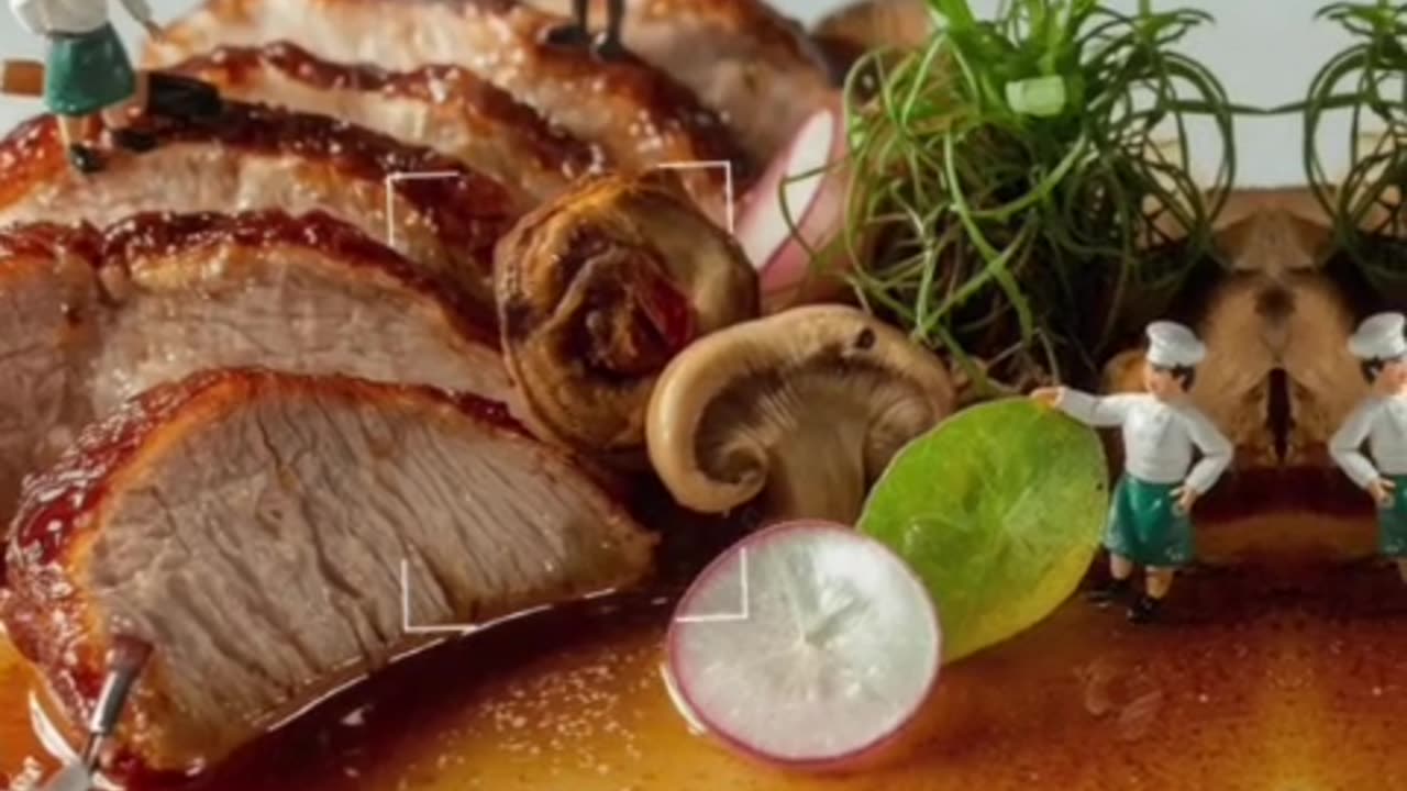 Pan Seared Duck Breast with Ginger Mirin Duck Sauce & Wakame Salad
