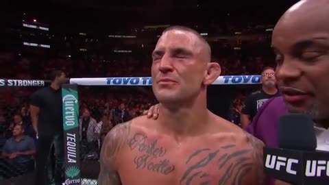 Dustin Poirier Octagon Interview | UFC 318 Post-Fight Reaction