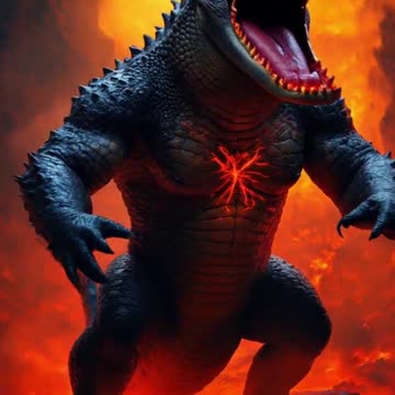 AI Fusion | Crocodile & Hellboy (Crochell)