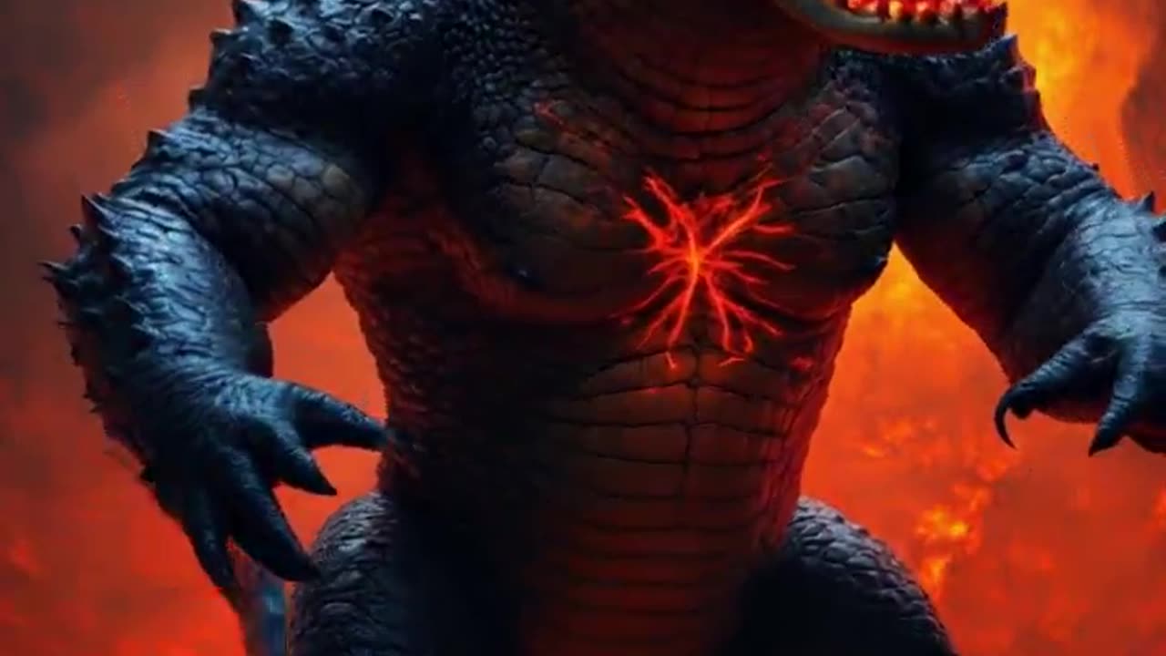 AI Fusion | Crocodile & Hellboy (Crochell)