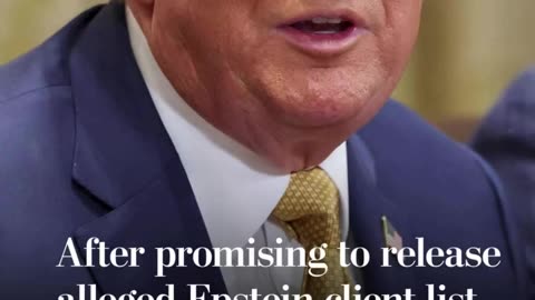 Austrian painter explains why trump didn't reveal Epstein's list