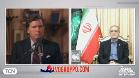 INTERVISTA DI TUCKER CARLSON A MASOUD PEZESHKIAN, PRESIDENTE DELL'IRAN.