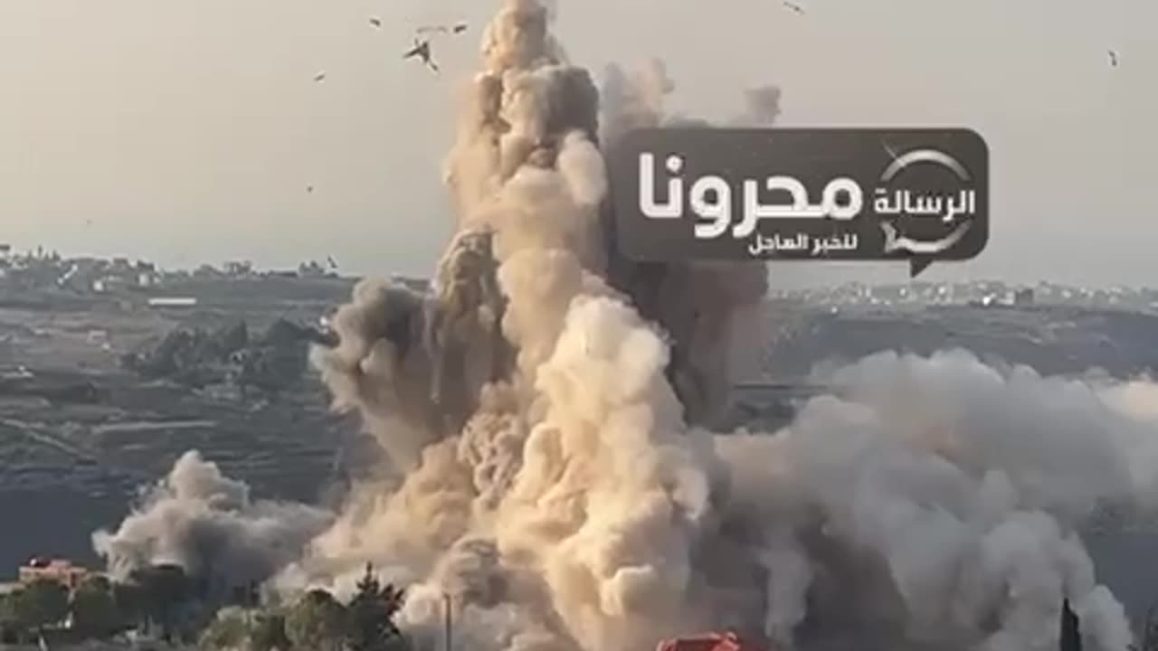 Powerful attack South Lebanon