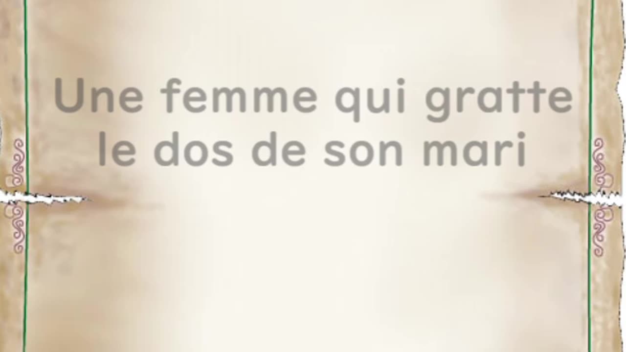 Une femme qui gratte le dos de son mari - Huhito Fables-Version française Vol.40