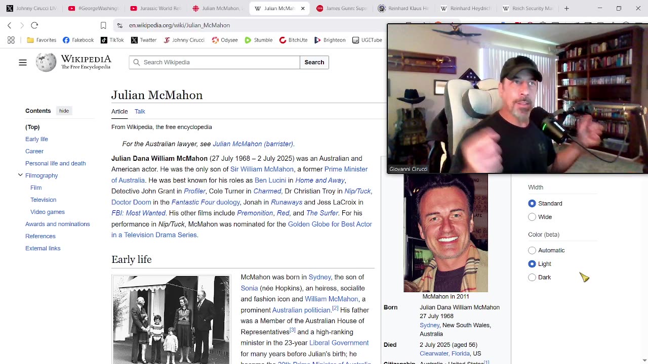 Johnny Cirucci Special Report #202: 08 July 2025 PART I