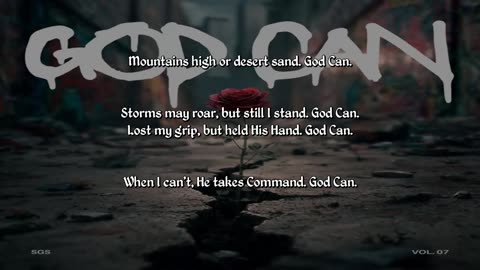 Street Gospel Syndicate ~ God Can { Lyrics } Remix 1 Christcore PC FXX