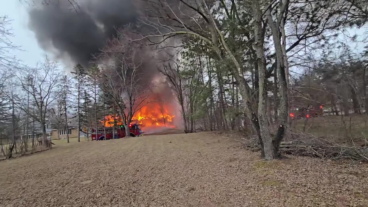 Small Plane Crash in Brooklyn Park, Ignites House Fire