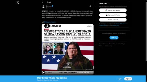Democrats Use Olivia Herrara to Attract Young Men - Comedy Relief Gold!