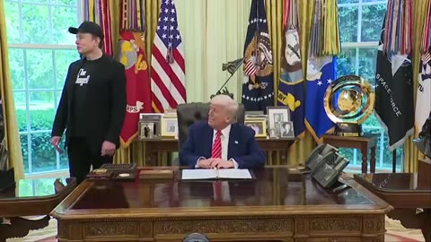 FOX - President Trump, Elon Musk hold Oval Office press conference