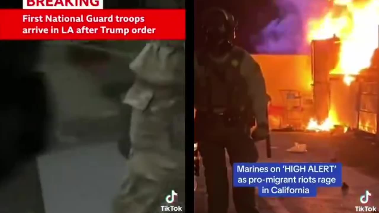 Trumps 2000 National Guards have arrived in Los Angeles