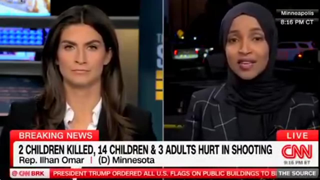 Ilhan Omar lets one truth slip out on CNN, that the Trans shooter is mentally ill.