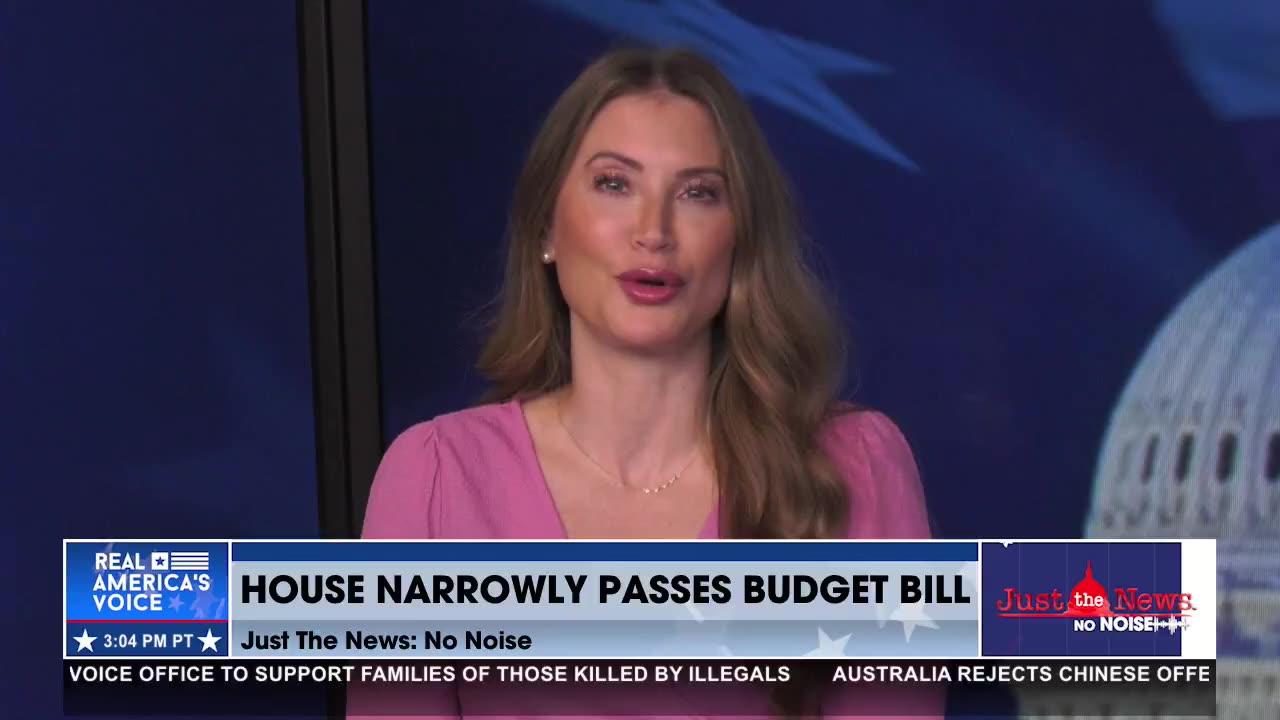 BUDGET RESOLUTION NARROWLY PASSED IN THE HOUSE