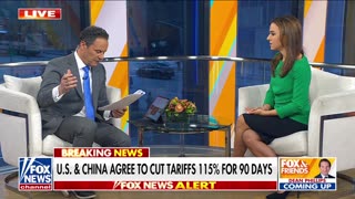 U.S. and China agree to cut tariffs 115% for 90 days