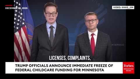 Trump Officials Announce Freeze Of Federal Childcare Funding For Minnesota Over Fraud Concerns.