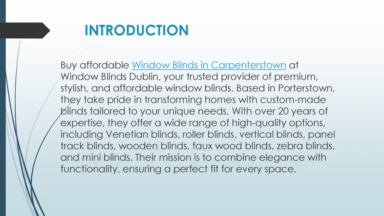 Best Window Blinds in Carpenterstown