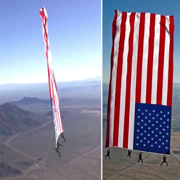 RED, WHITE & WHOOSH! Elite Skydiving Team Takes Patriotic Plunge to Break World Record