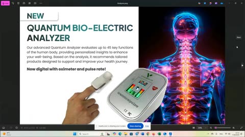 Vital Health Scanner Gives Complete Biological Report of Your Body's Health