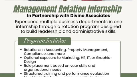 Step Into Business: A Rotational Internship Experience with Divine