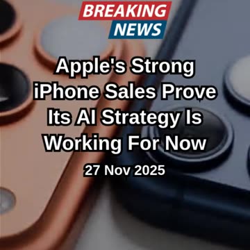 Apple’s iPhone Sales Surge Despite Delayed AI