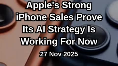 Apple’s iPhone Sales Surge Despite Delayed AI