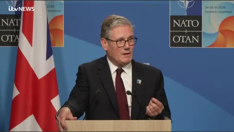Sir Keir Starmer speaks at NATO Summit on security and nuclear fighter jets