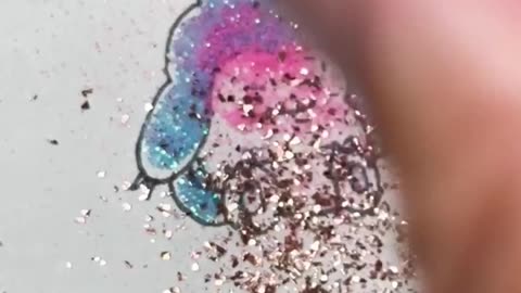 Cute Pokemon ✨😍 With GLITTER OMG ✨#art #shorts #craft #satisfying
