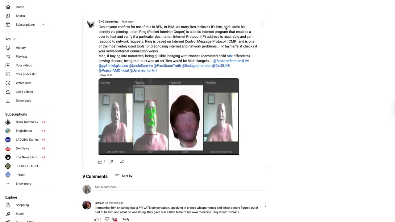 4 Aug 25 Bill Cuthbert Confesses to Pinging IP Addresses, Facial Manipulation Software