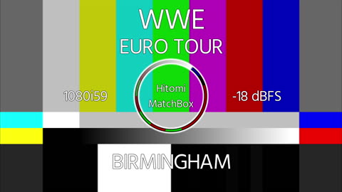 WWE Europe Birmingham Test Card (2025.08.25.)