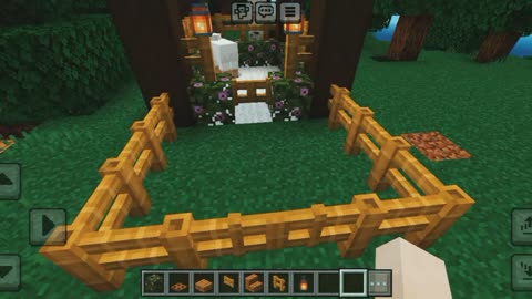 Sheep house build in Minecraft