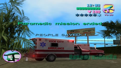GTA Vice City - Working at AMBULANCE and TAXI and NOT GETTING PAID because of 1 second lateness!