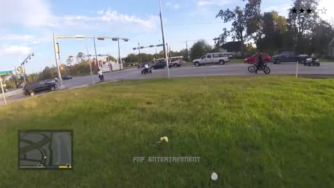 Houston PD VS Honda Grom 124cc... #ai #gta #notreal