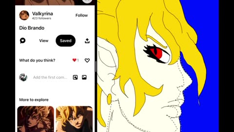 Drawing Dio Brando