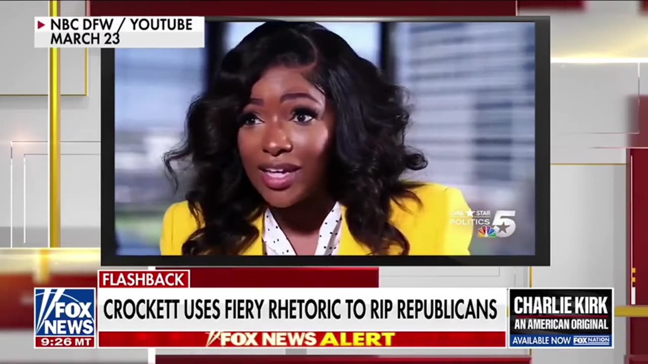 (D) Rep Crockett Says She Never Incited Violence