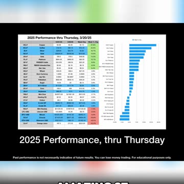 Commodities Surging this year.