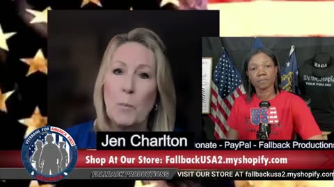 Jen Charlton show appeared on Real News with Lucretia Hughes VFAF Veterans for America First