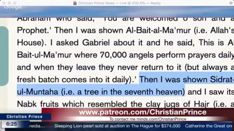 Christian prince (2) He admitid that Allah have a hand