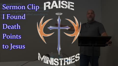 Gamer's Bible Study: I've found that death points to Jesus. Check out my sermon clip. #jesus #gaming