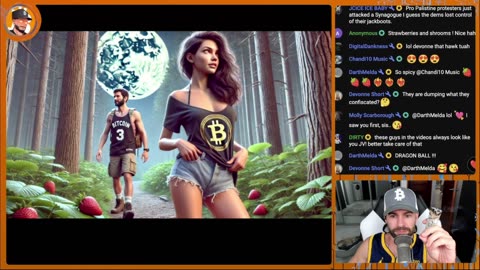 JV Premiering Bitcoin Strawberry Moon Video