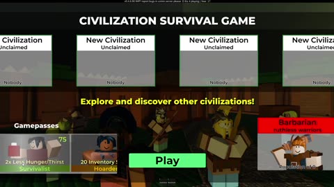 civ survival game tutorial