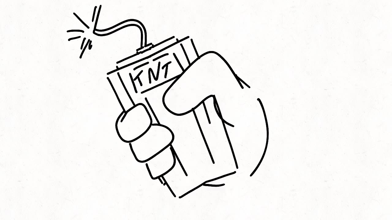 2024 Mr Boom Bear: Ha look at this tiny TNT, scrapped animation piece