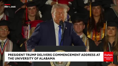 Trump Tells Alabama Graduates: 'You're The First Graduating Class Of The Golden Age Of America'