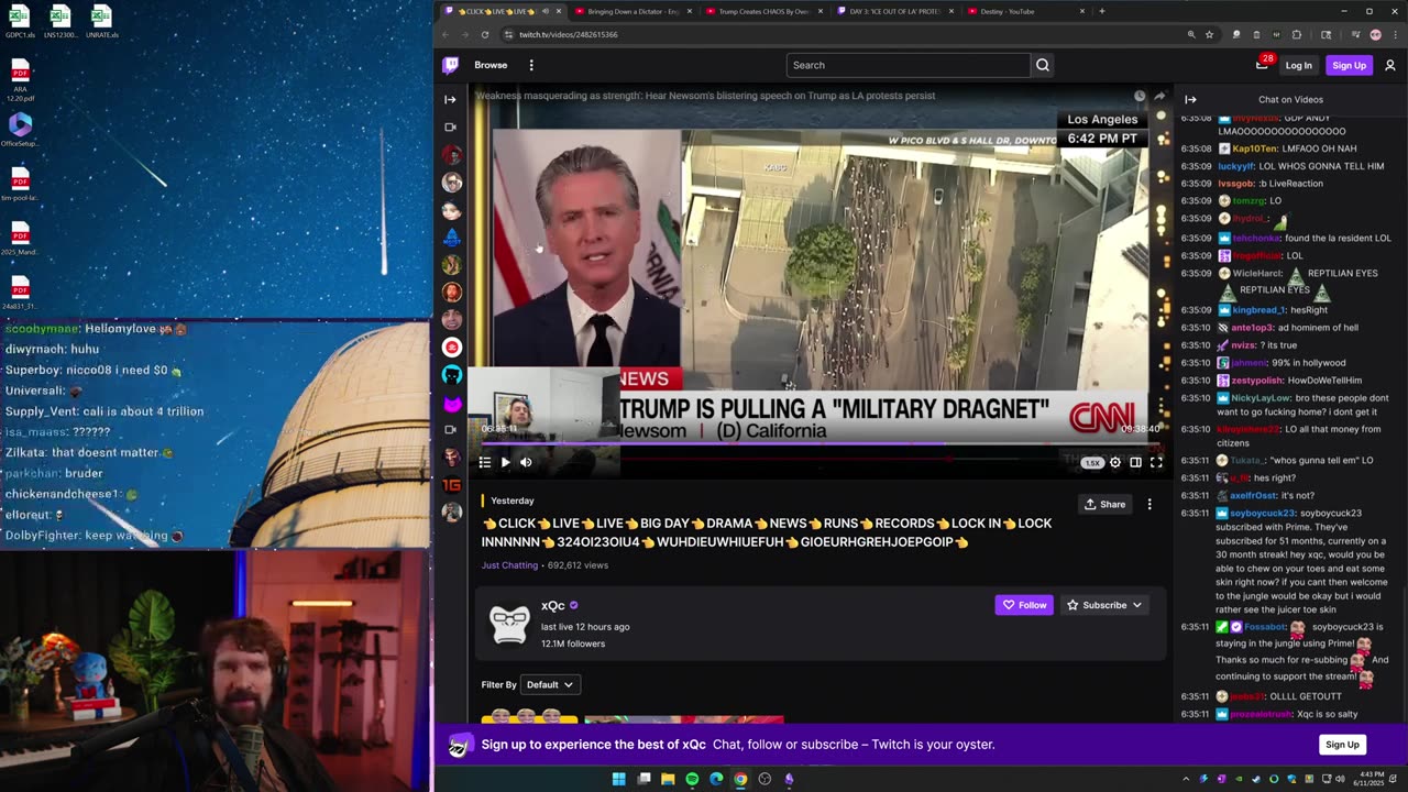 [Mirror] Destiny YouTube Stream
