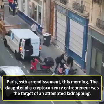 París) La hija de un empresario del mundo de las criptomonedas fue objeto de un intento de secuestro