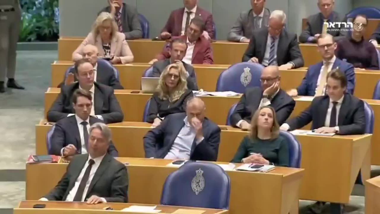 Right-wing leader in the Netherlands, Geert Wilders, speech defending Israel:
