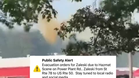 🚨#BREAKING_ CHEMICAL CHAOS - EVACUATE IMMEDIATELY