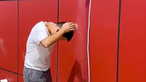 No shower? This gadget turns your bucket into an overhead shower or car washer! 🚿✨ #LifeHacks